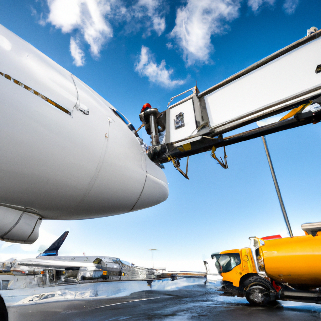 Jet fuel supplier Caribbean — commercial airplane being refueled with Jet A-1 aviation fuel